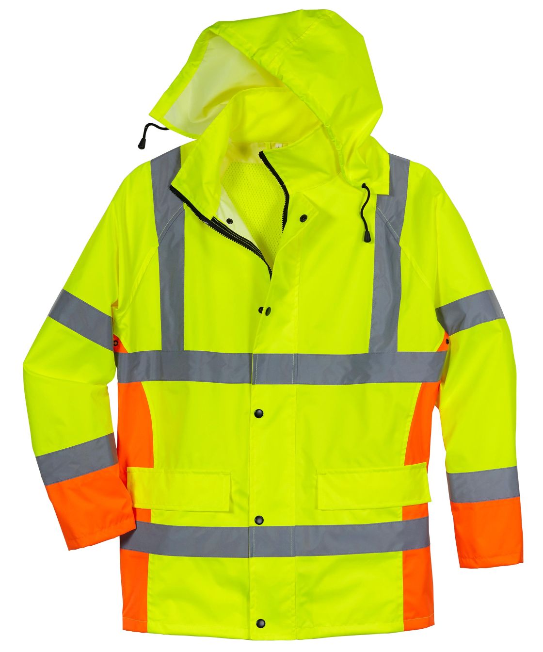 Warnschutz-Regenjacke, gelb/orange gelb/orange