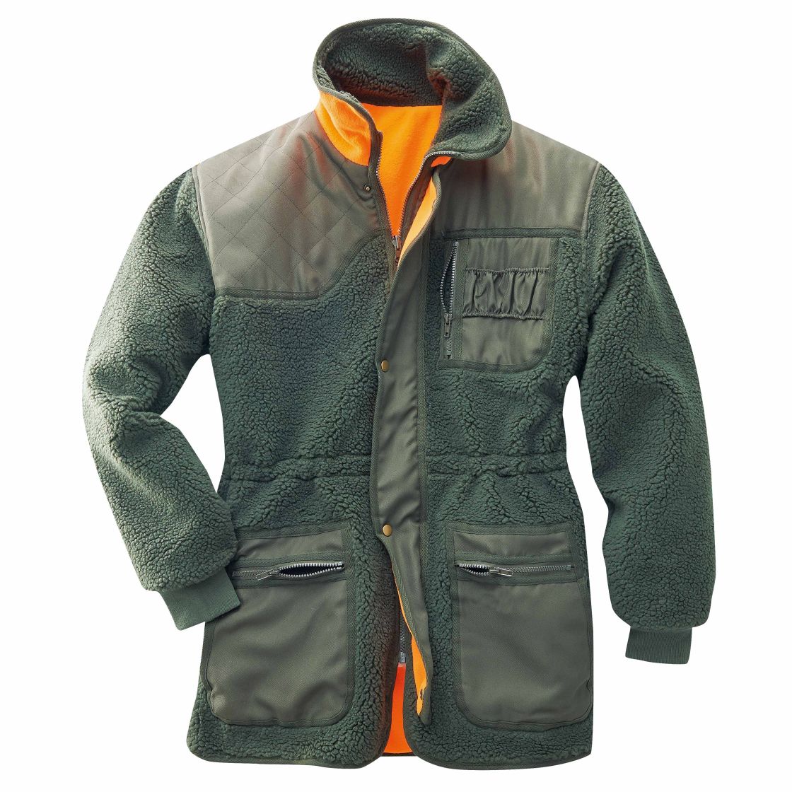 Signal-Wendejacke Fox, oliv/orange oliv/orange