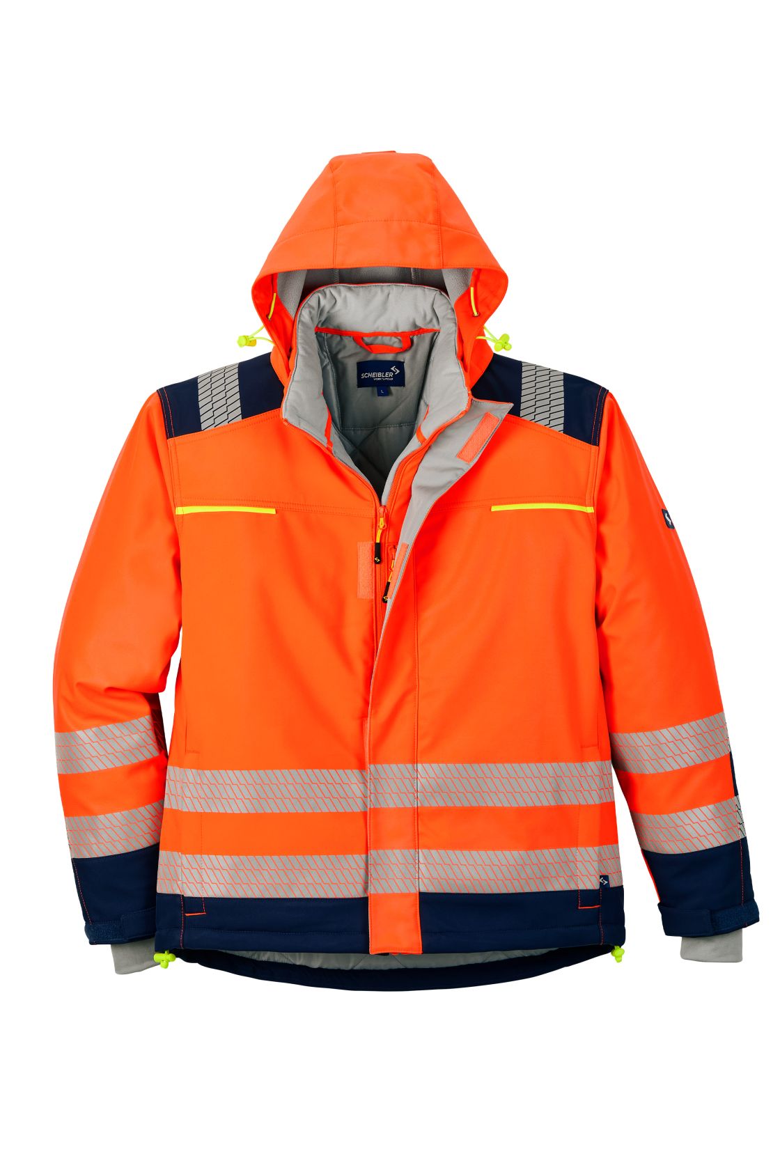 Warnschutz-Thermosoftshelljacke Safeness, orange/navy orange/navy