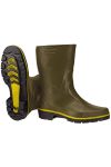 Nitril-Stiefel halbhoch, oliv oliv