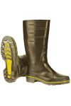 Nitril-Stiefel hoch, oliv oliv