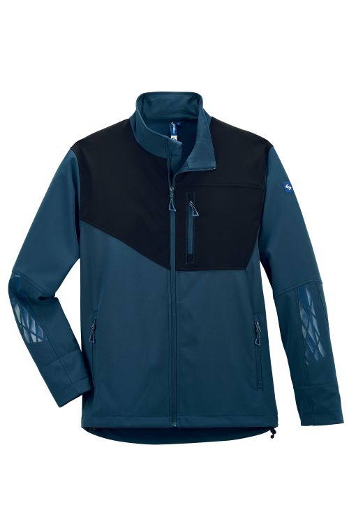 Expansible Softshelljacke, ocean-schwarz ocean-schwarz